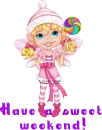 Elfin girl with lolly