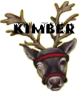 reindeer with name kimber on it
