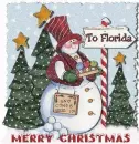 SNOWMAN ON HIS WAY TO FLORIDA