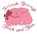 friends through thick n thin