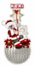 Bear on ornament with Keri name