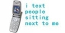 texting...