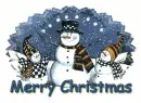 merry christmas snowman