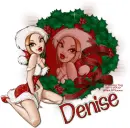 DENISE Christmas Wreath toon