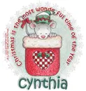 CYNTHIA Wonderful Time of Year Mouse