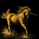 Golden unicorn