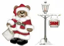 Xmas bear with pole and Shae name