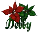 Christmas flowers Debby