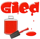 Red nail polish- Gied