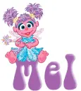 seseame street abby mel