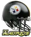 pittsburgh steelers helmet maurice