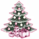 Xmas tree in Pink