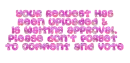 request uploaded