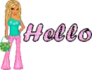 hello with a girl