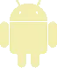 flashing robot.