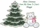 Xmas tree with Maggie name