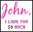 John I Love You So Much