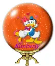 dondad & daisy snowglobe with kimberly on it