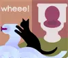 cat having fun