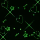 green sparkly