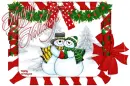 Happy Holidays Snowmen