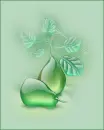 glass pears