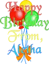 Happy Birthday From Aletha