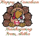 Happy Canadian Thanksgiving From Aletha