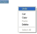 undo mistakes