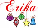 Erika-Christmas ornaments