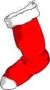 a red stocking
