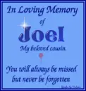 In Loving Memory-Joel