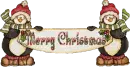penguins merry christmas
