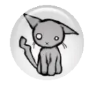 cat's button