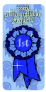 A blue ribbon graphic!