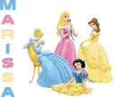 Marissa with Princesses