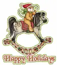 Happy Holidays~Rocking Horse