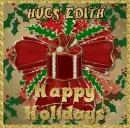Happy Holidays Hugs Edith