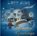 Seasons greetings love amy