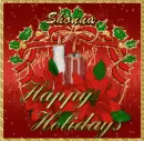 Happy Holidays Candles Shonna