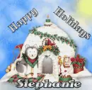 Happy Holidays Igloo Stephanie