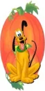 pluto with a pumpkin