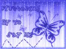 Fluttering By To Say Hi