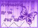 Fluttering By To Say Hi