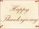 Happy Thanksgiving