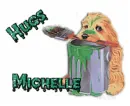 Michelle painted puppy
