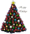 Happy Holidays tree
