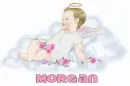 Baby Angel with Morgan name