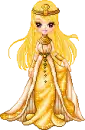 yellow princess