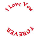 Bending Text - I Love you Forever